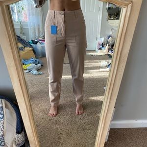 pink pants with tag brand new